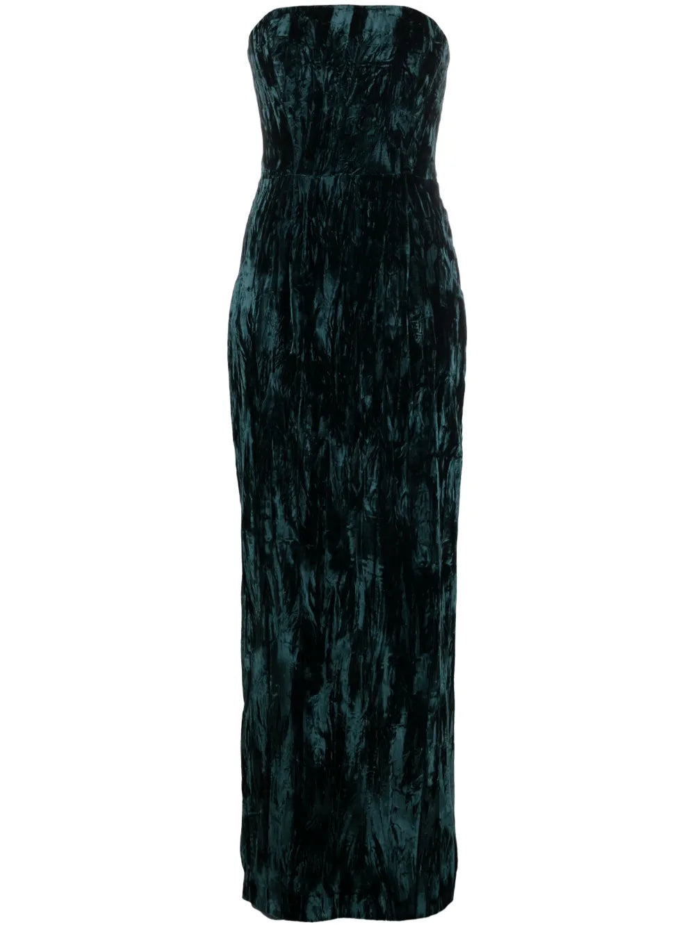 Samare Velvet Strapless Gown