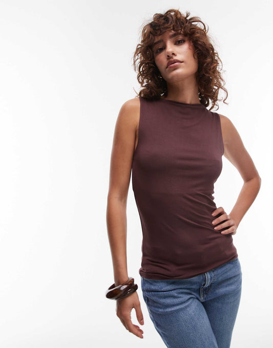 Premium Slash Neck Tank