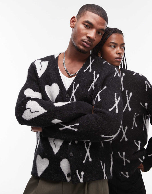 Bonebreak Oversized Knitted Cardigan