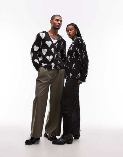 Bonebreak Oversized Knitted Cardigan