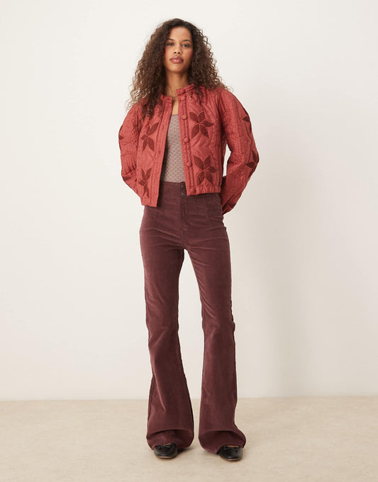 Jayde High Waisted Cord Flares