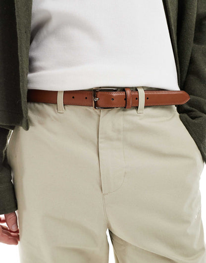 Faux Leather Basic Belt