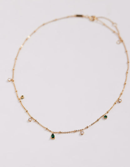 Hina Short Gem Necklace