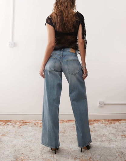 Roomy Extra Wide Low Rise Jeans