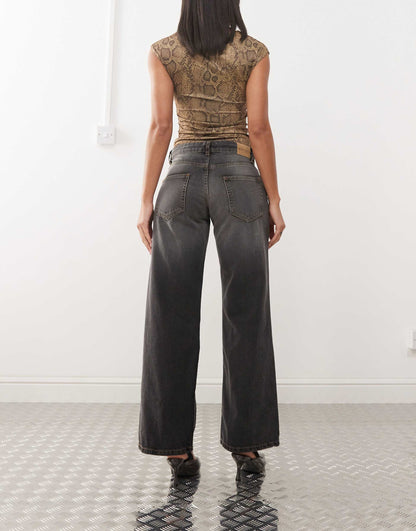 Low Rise Parallel Jeans