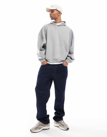 Extreme Oversized Hoodie With Seam Detail