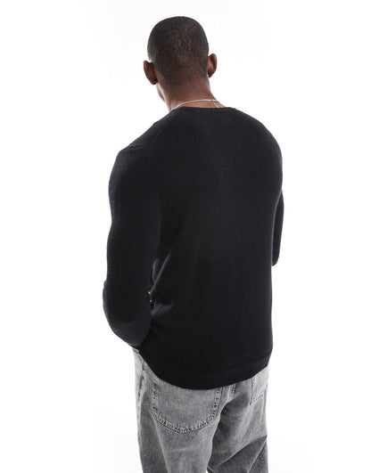 Essential Slim Fit Crew Jumper