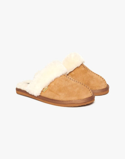 Suede Mule Slippers