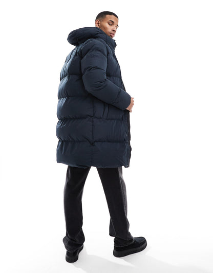 Hooded Sports Puffer Jacket