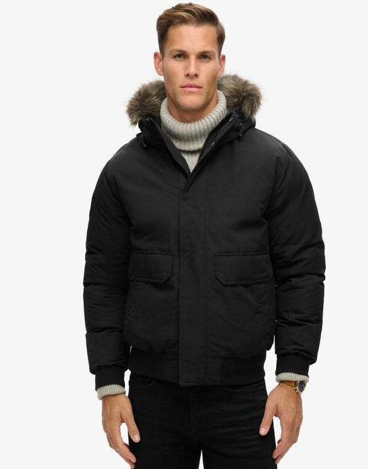 Everest Faux Fur Bomber Jacket