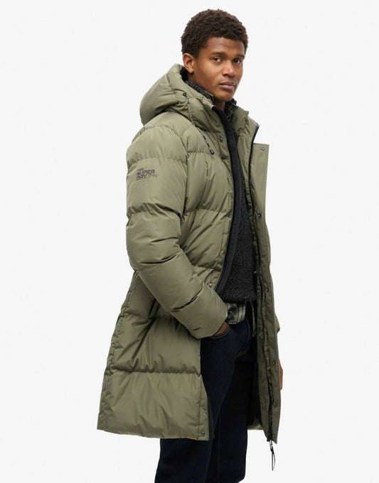 Hooded Sports Puffer Jacket