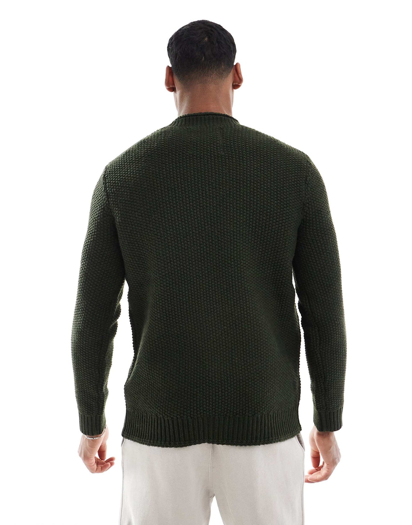 Merchant Textured Crew Jumper