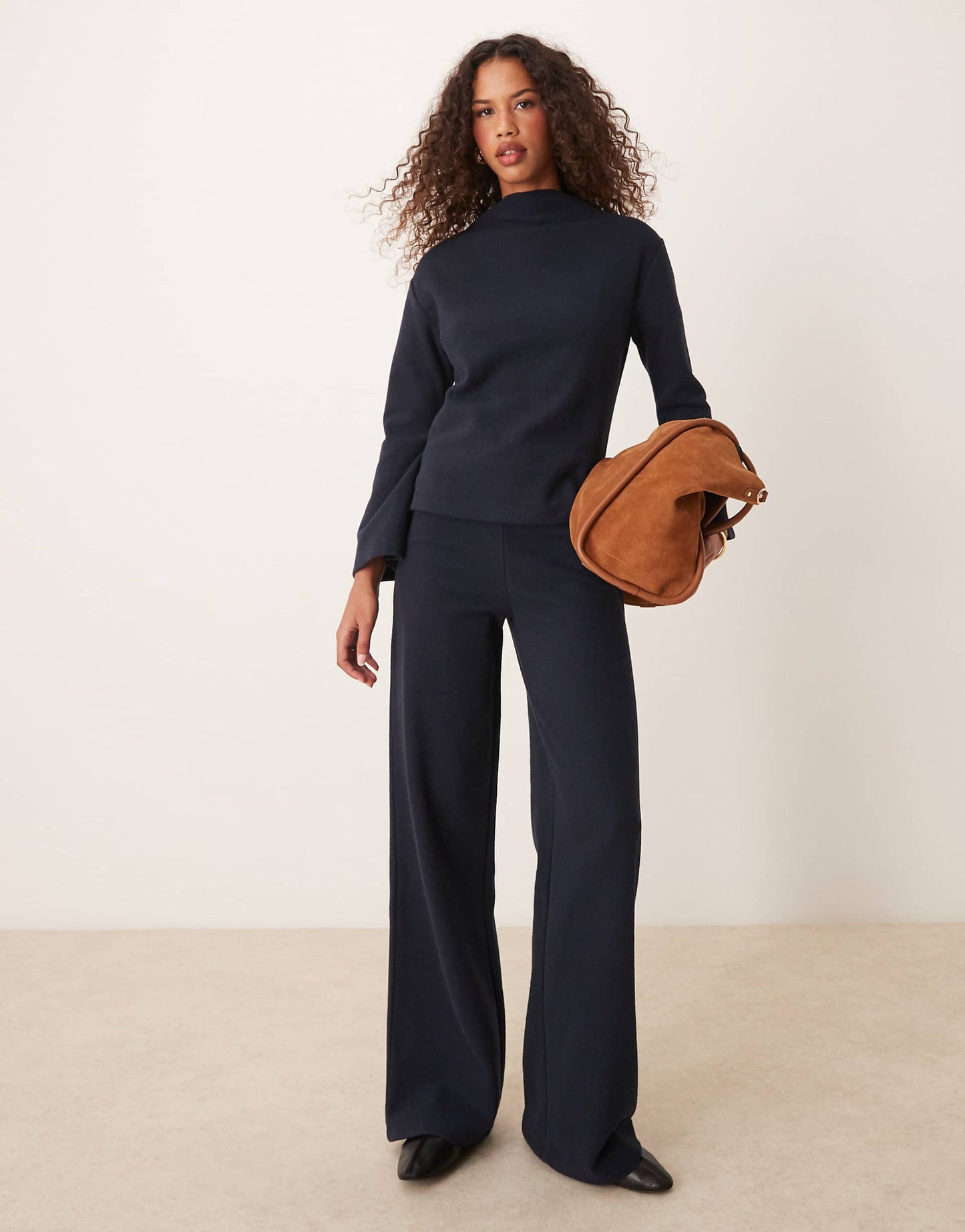 Supersoft Wide Leg Co Ord Trousers