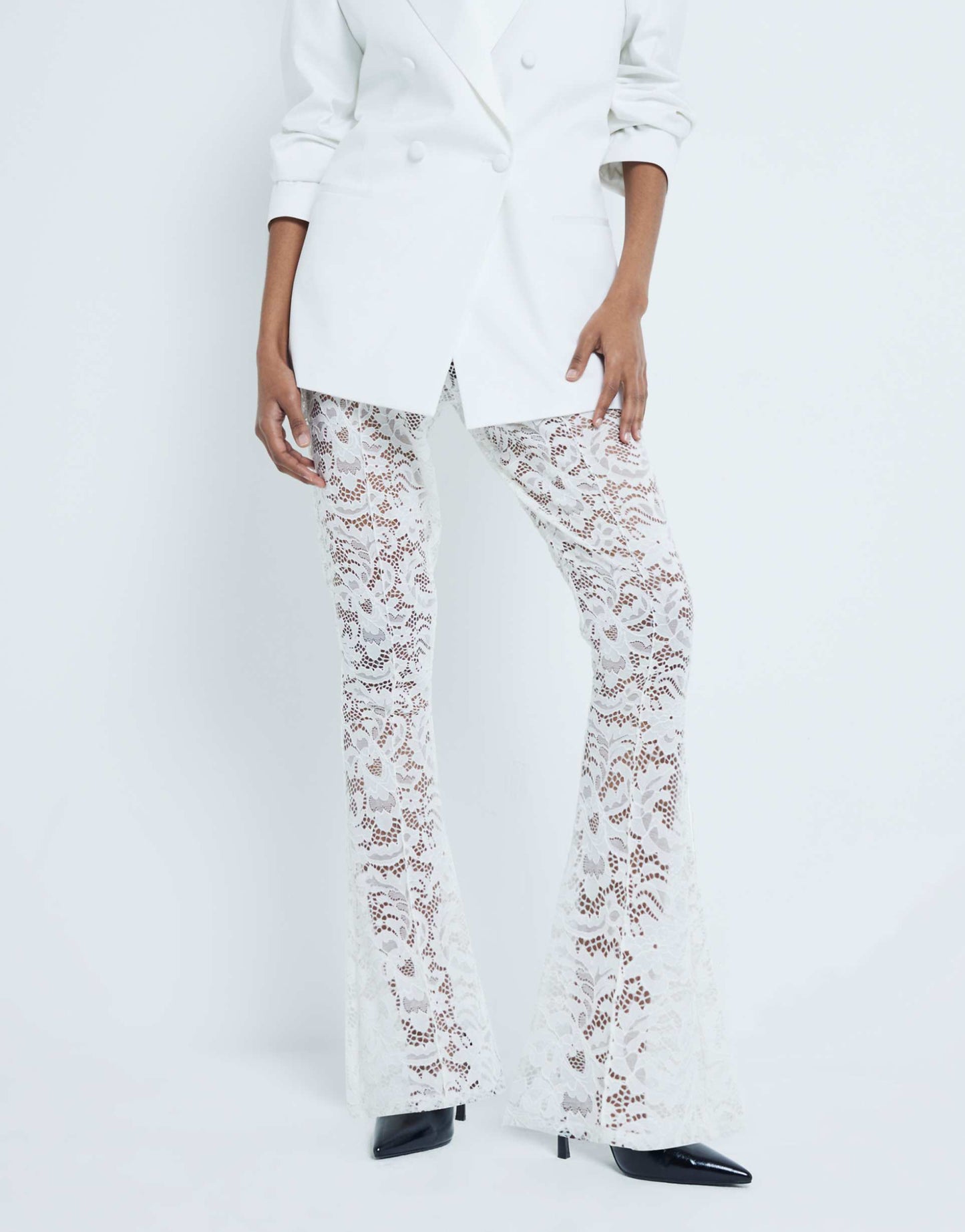 Lace Flare Trouser