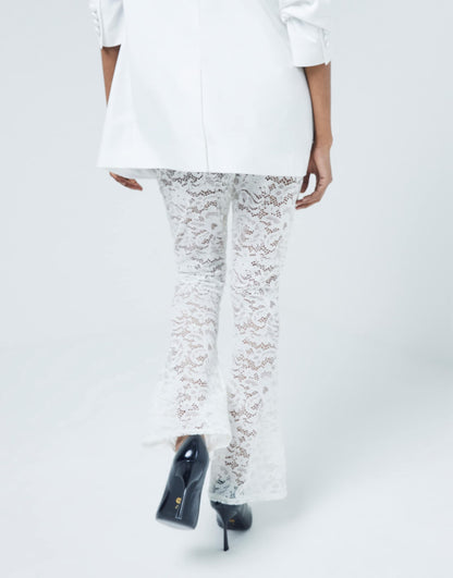 Lace Flare Trouser
