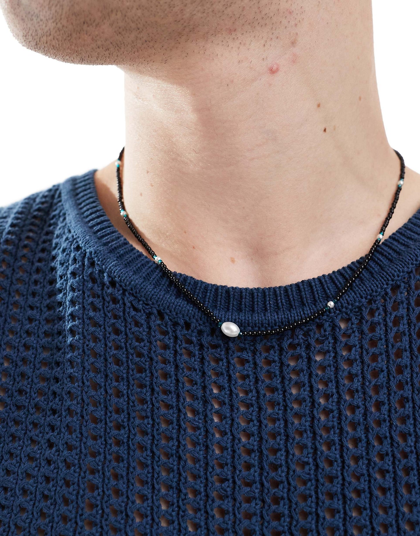 Necklace With Statement Beads