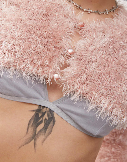 Furry Knitted Bolero