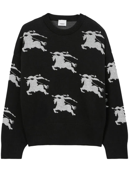 Logo-Jacquard Jumper