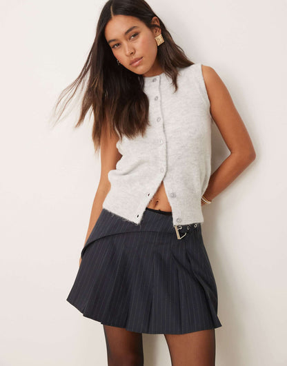 Button Up Knitted Vest