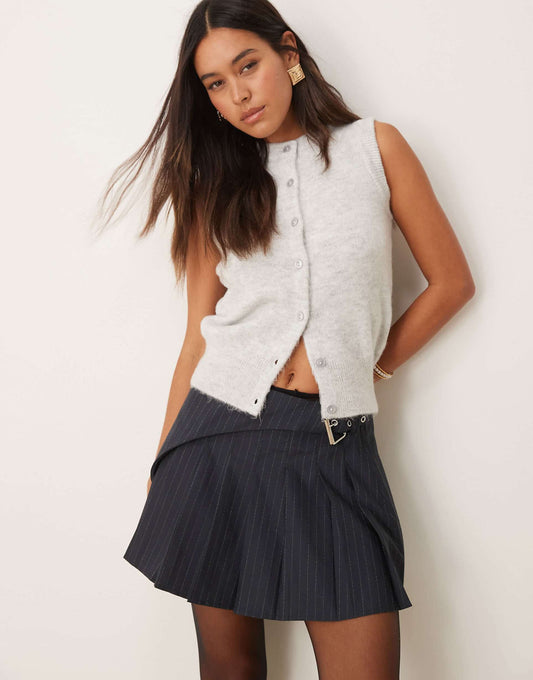 Button Up Knitted Vest