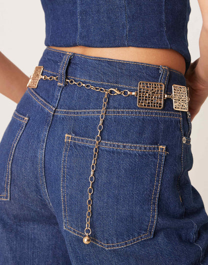 Vintage Chain Link Belt