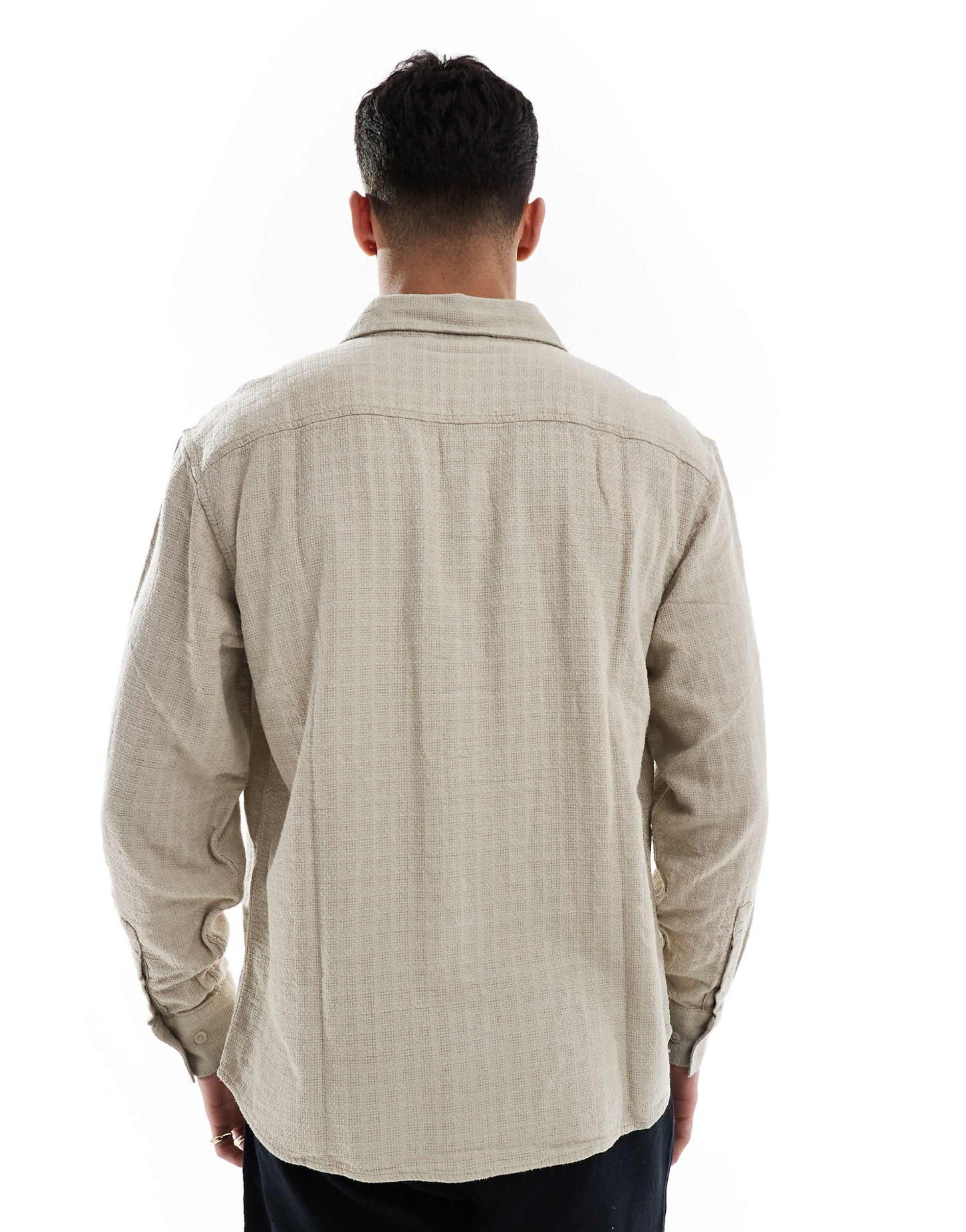 Textured Linen Mix Shirt