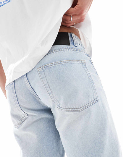 Edge Straight Fit Denim Shorts