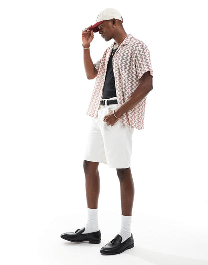 Edge Straight Fit Denim Shorts