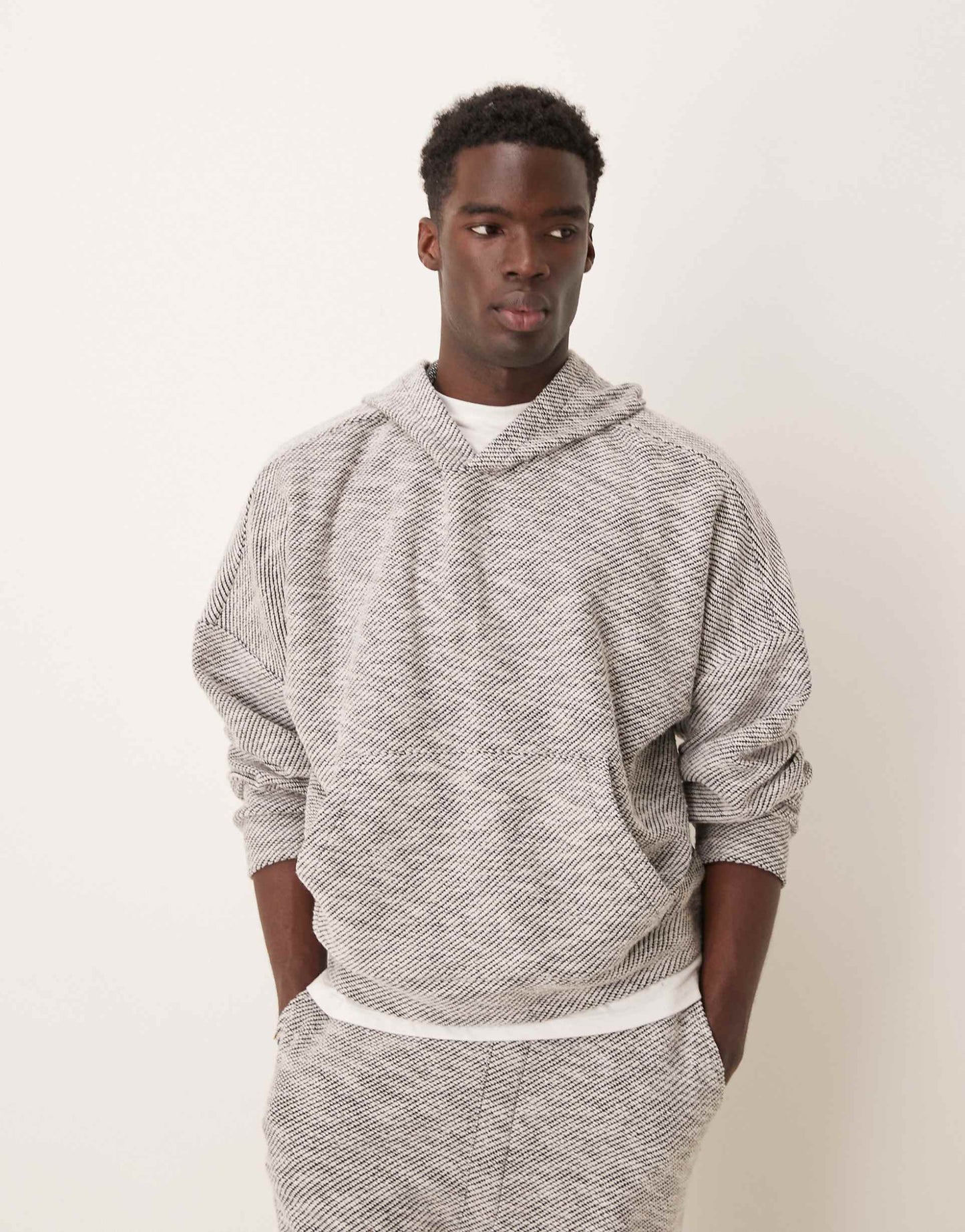 Co-Ord Heavyweight Oversized Dropped Shoulder Hoodie