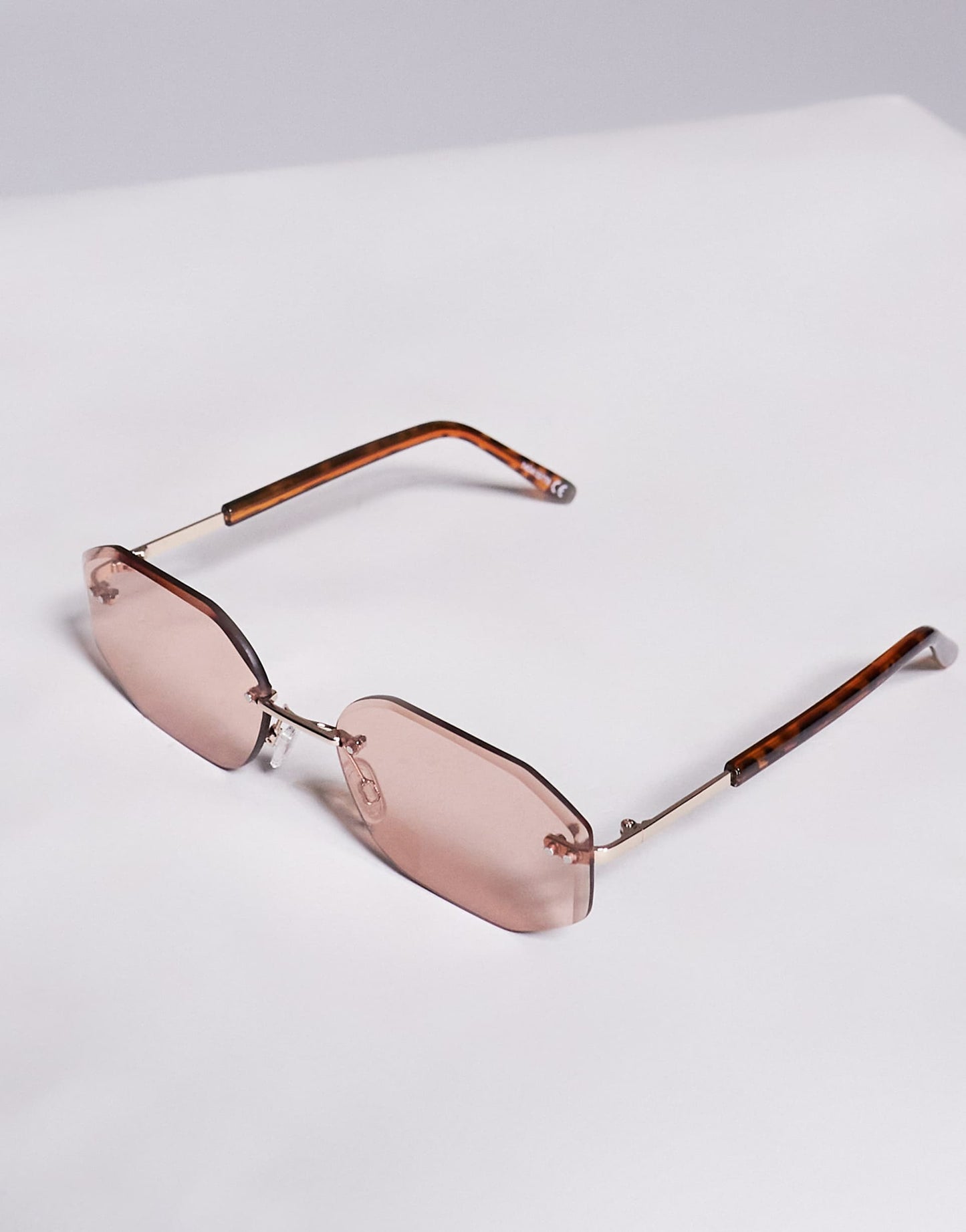 90S Retro Rimless Sunglasses