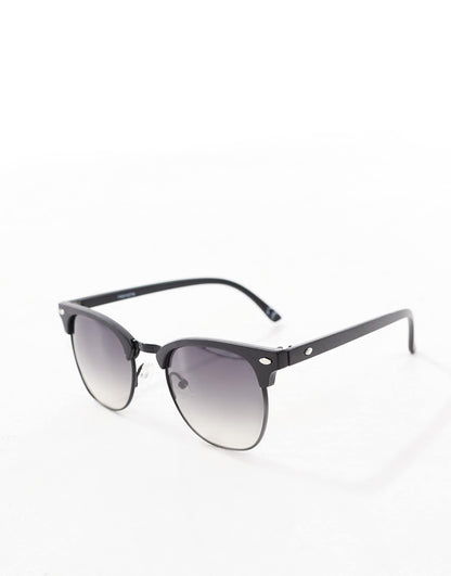 Retro Sunglasses With Gradient Lens