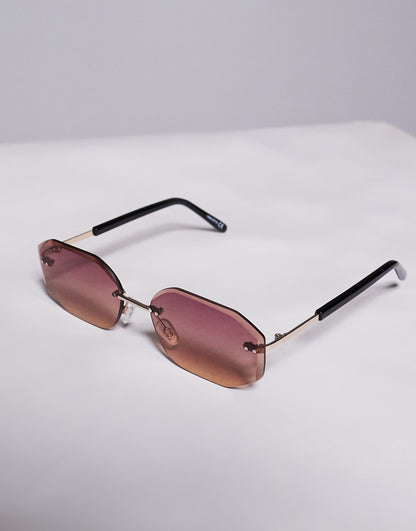 90S Retro Rimless Sunglasses