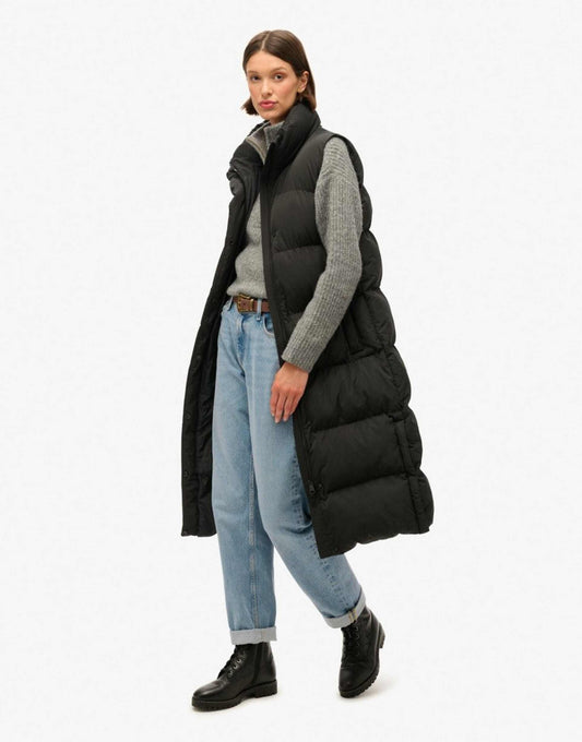 Longline Puffer Gilet