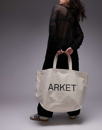 Oversized Canvas Tote Bag