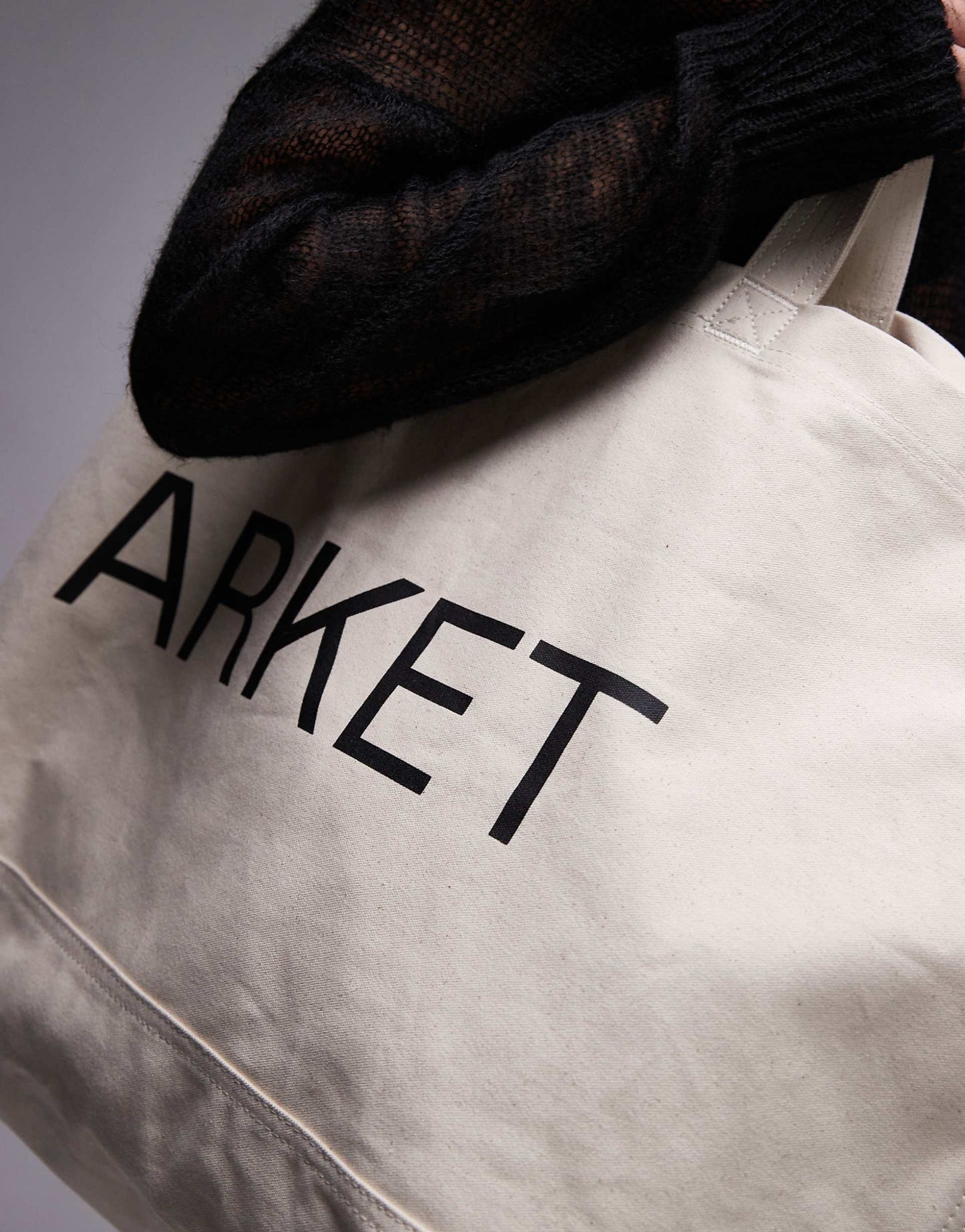 Oversized Canvas Tote Bag