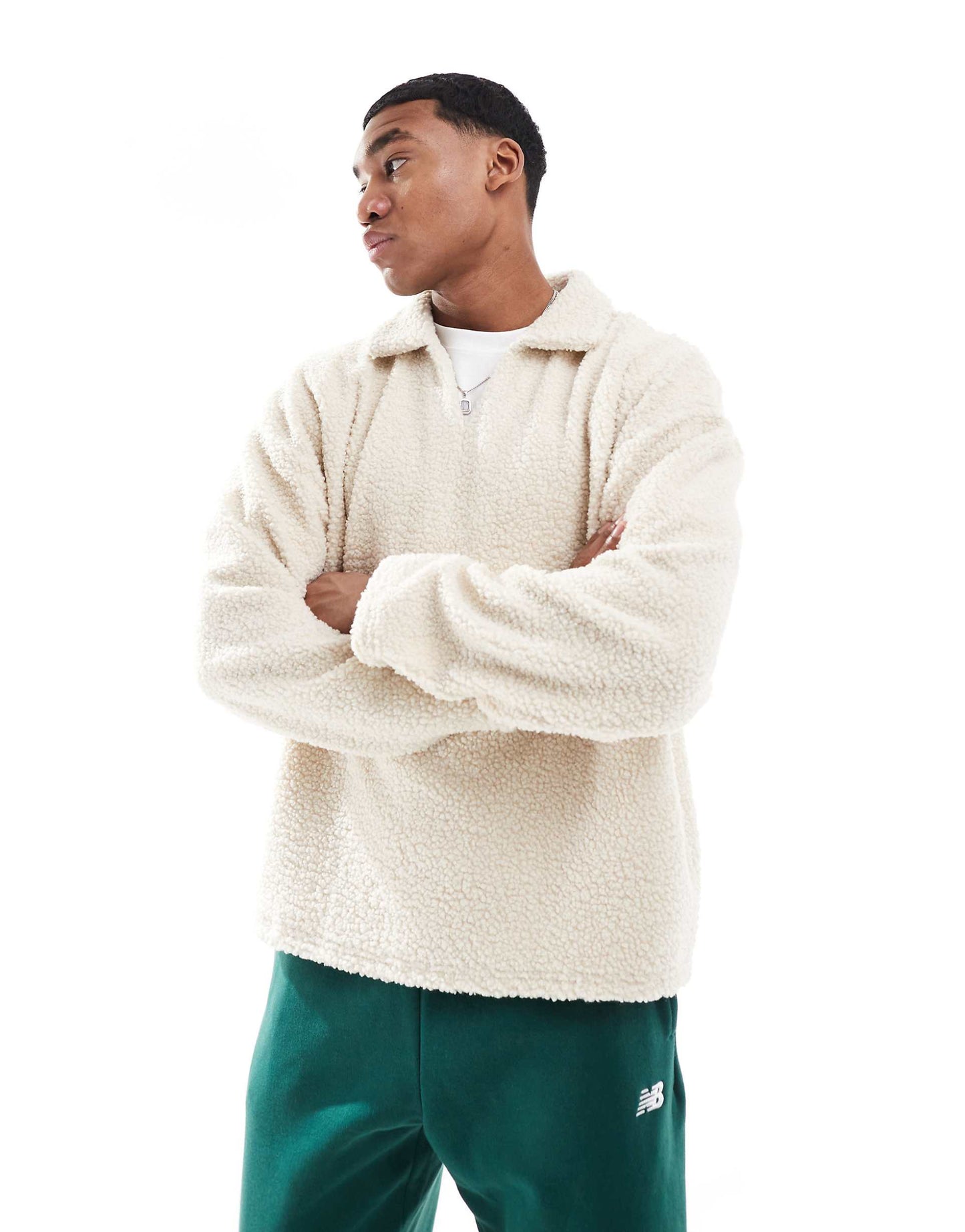 Borg Split Neck Polo