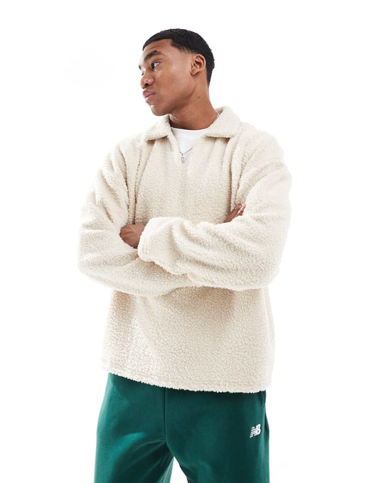 Borg Split Neck Polo
