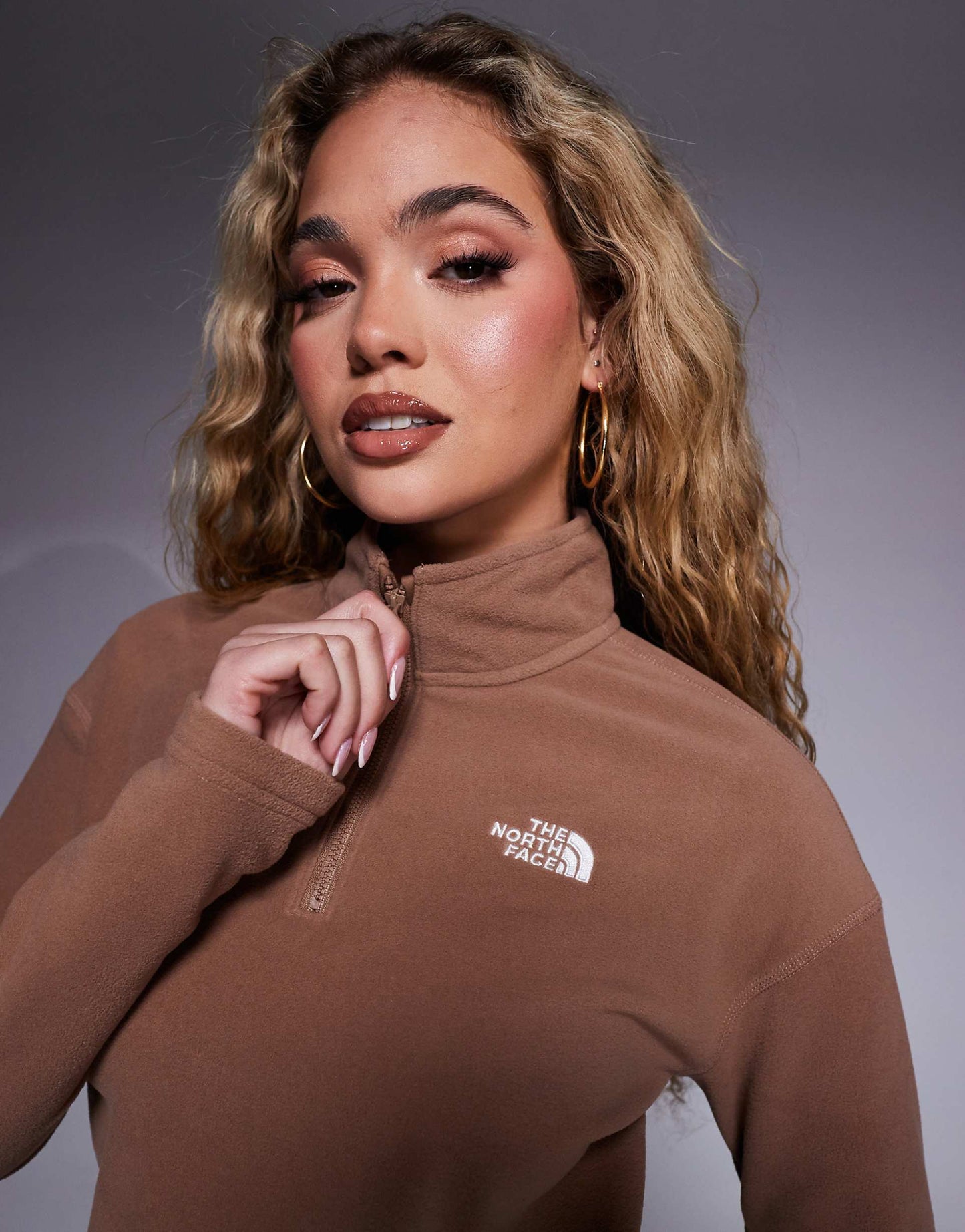 Glacier 1/4 Zip Cropped Fleece