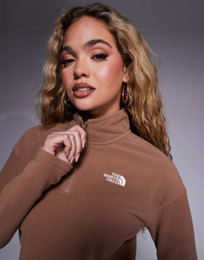 Glacier 1/4 Zip Cropped Fleece