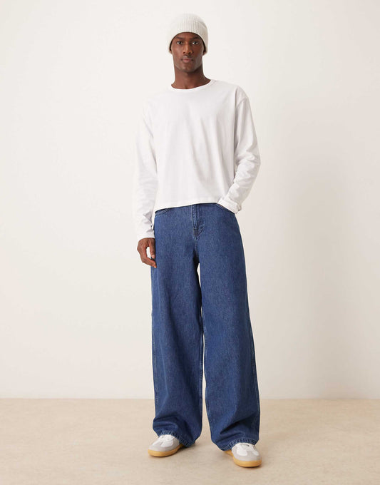 Super Baggy Jeans With Elasticated Back