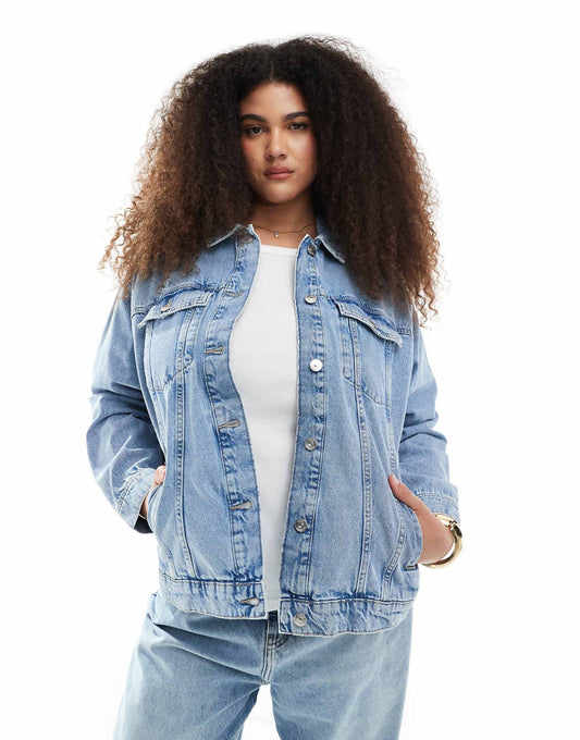 Curve Oversized Denim Jacket