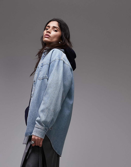 Denim Shacket