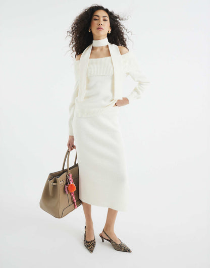 Knitted Maxi Skirt
