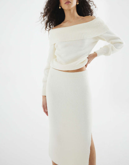 Knitted Maxi Skirt