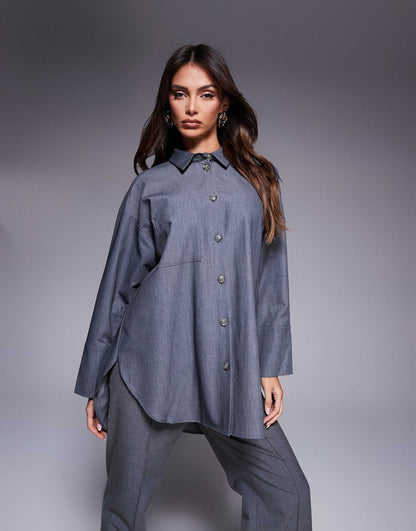 Oversized Shirt Co-Ord