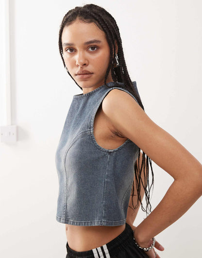 Denim Tank Top