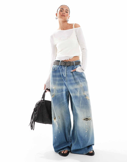 X025 Low Rise Xl Baggy Jeans