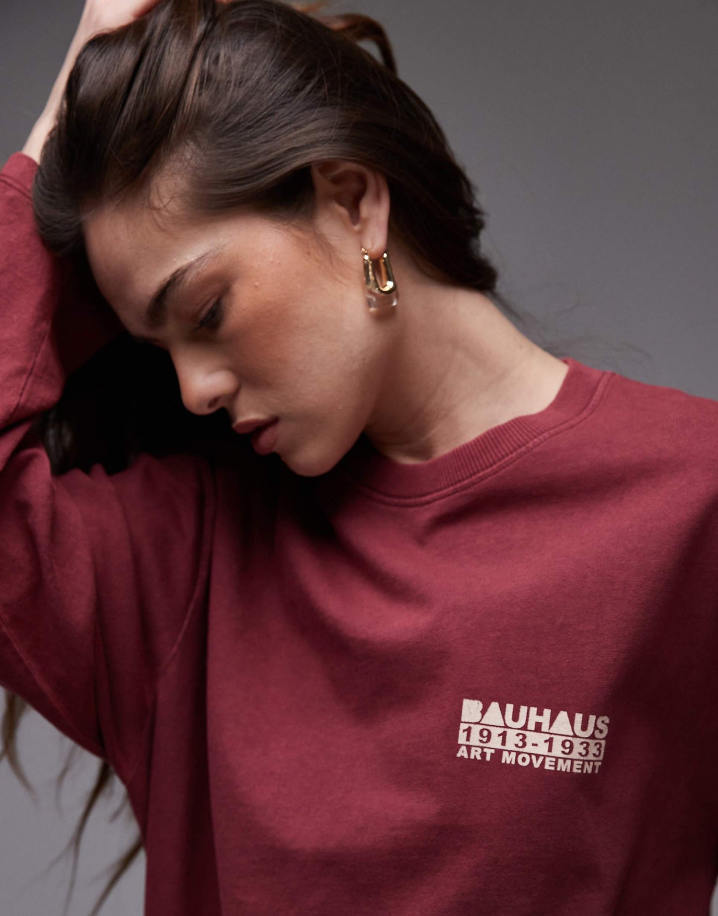 Graphic Bauhaus Long Sleeve Skater Tee