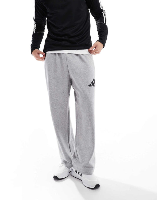 Training Essentials Wide Leg 3 Bar Logo Pants