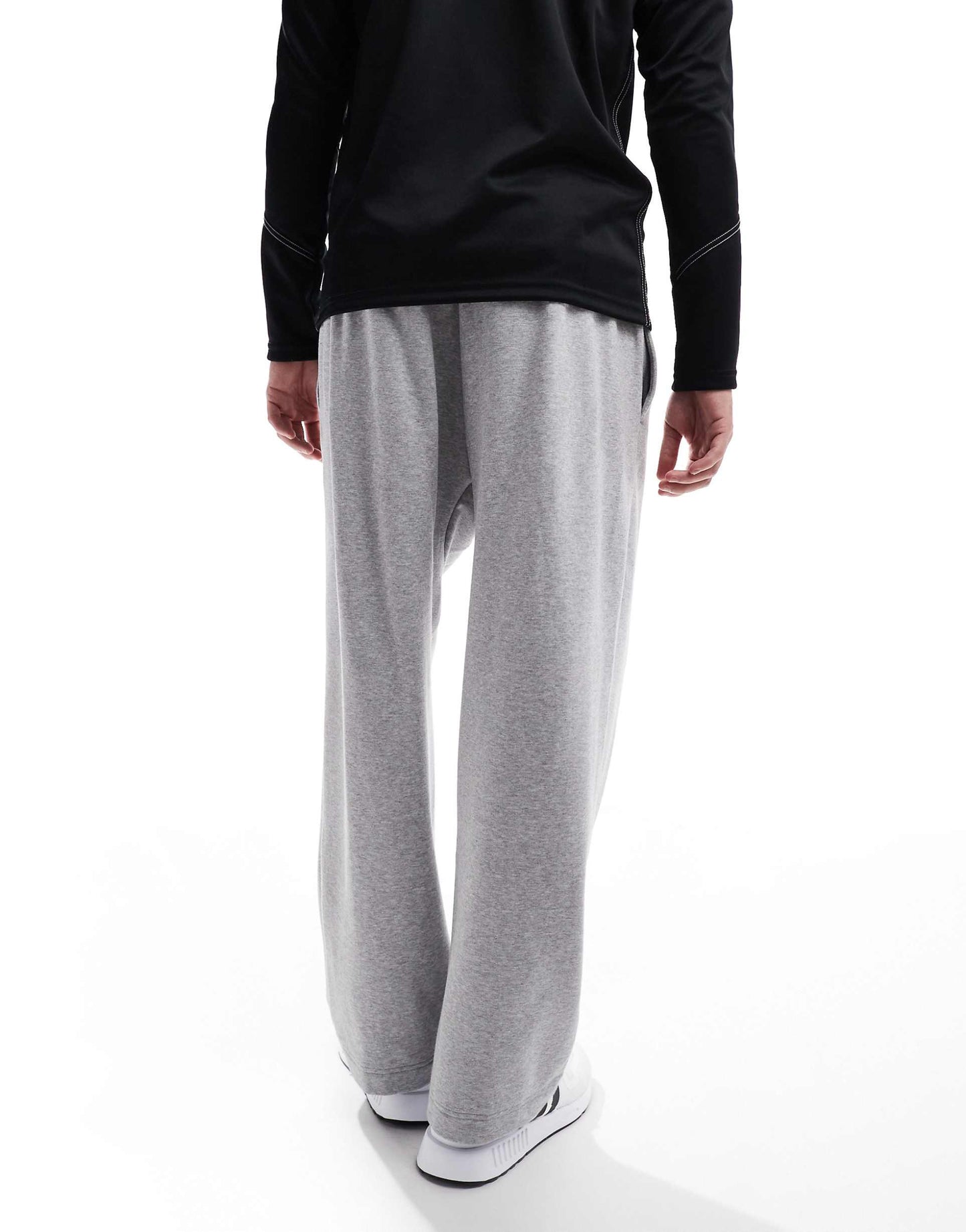 Training Essentials Wide Leg 3 Bar Logo Pants